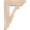 Ekena Millwork Balboa Slat Smooth Bracket w/ Offset Brace, Douglas Fir, 7 1/2"W x 22"D x 30"H BKT0806X22X30BOA06SDF - alternate 4